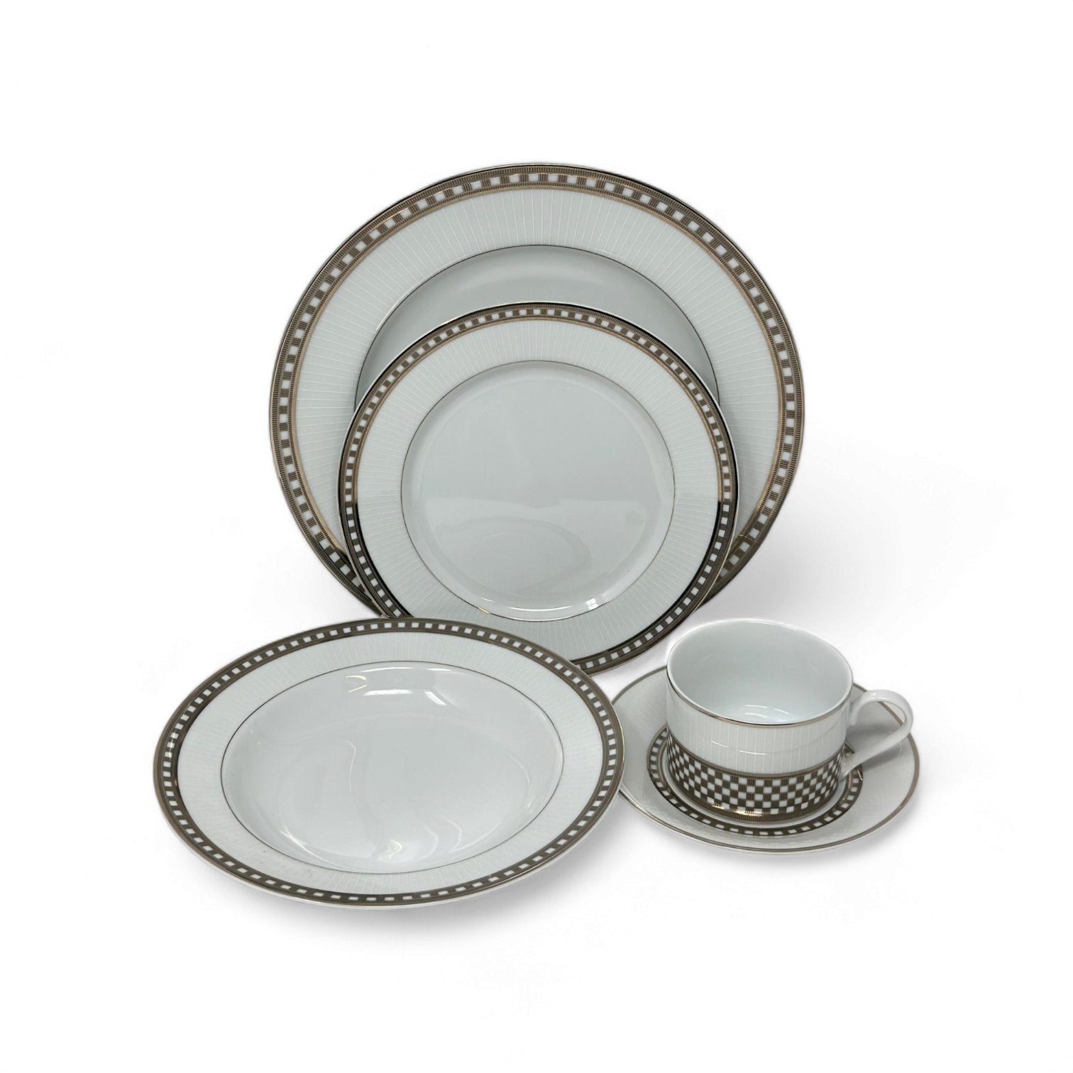 Mikasa Platinum Symmetry - 5 Piece Place Setting