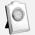 Carrs Sterling Silver Mini Bead Clock