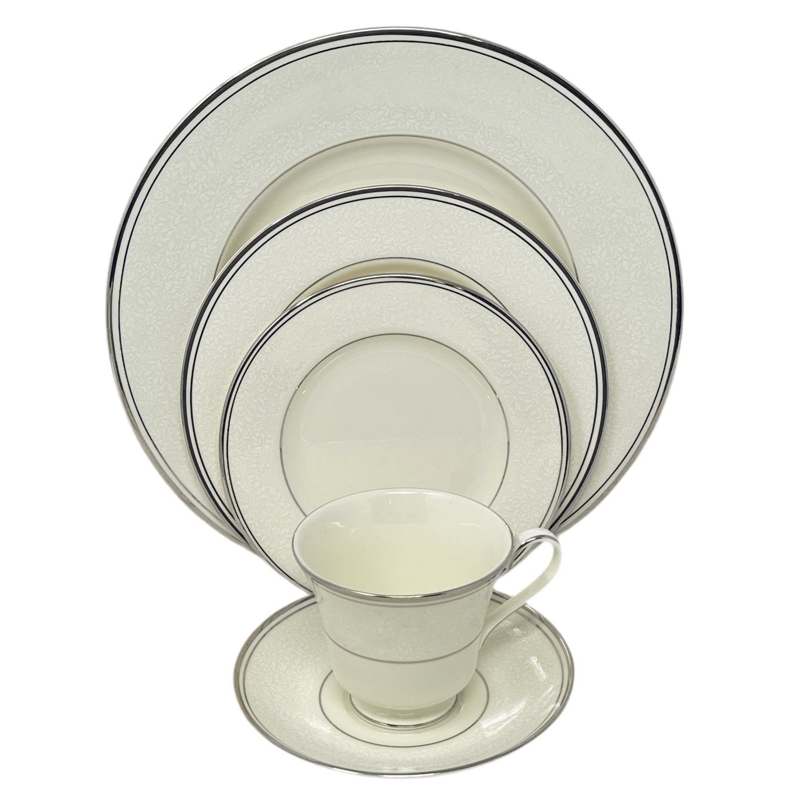 Minton Bridal Veil - 5 piece Place Setting
