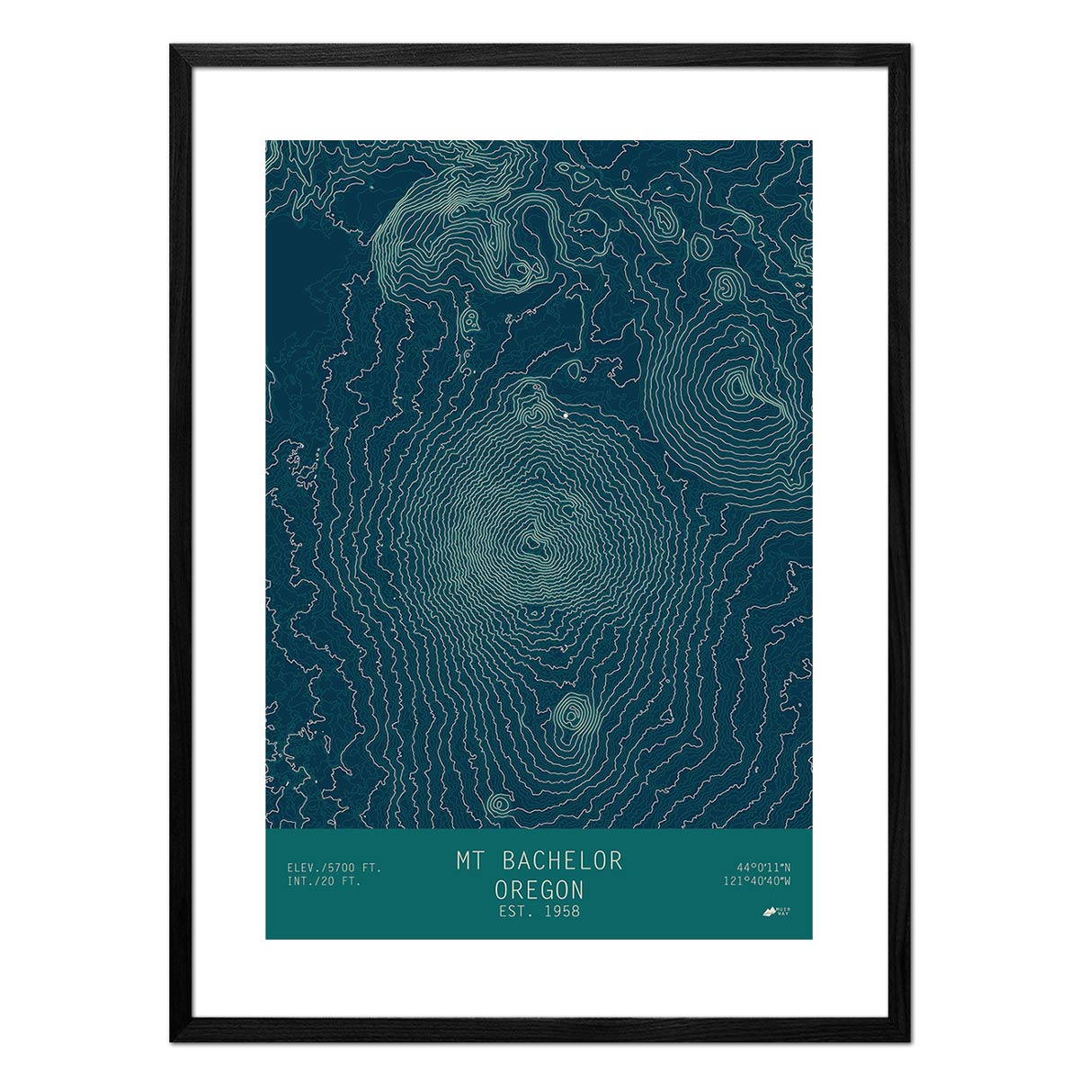Mount Bachelor, Oregon - No Frame