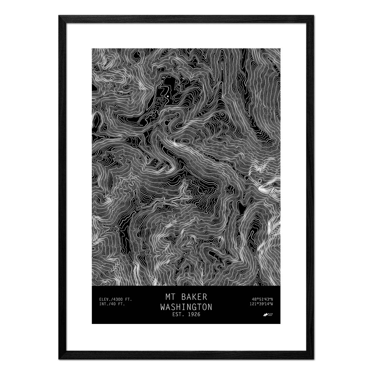 Mount Baker, Washington - No Frame