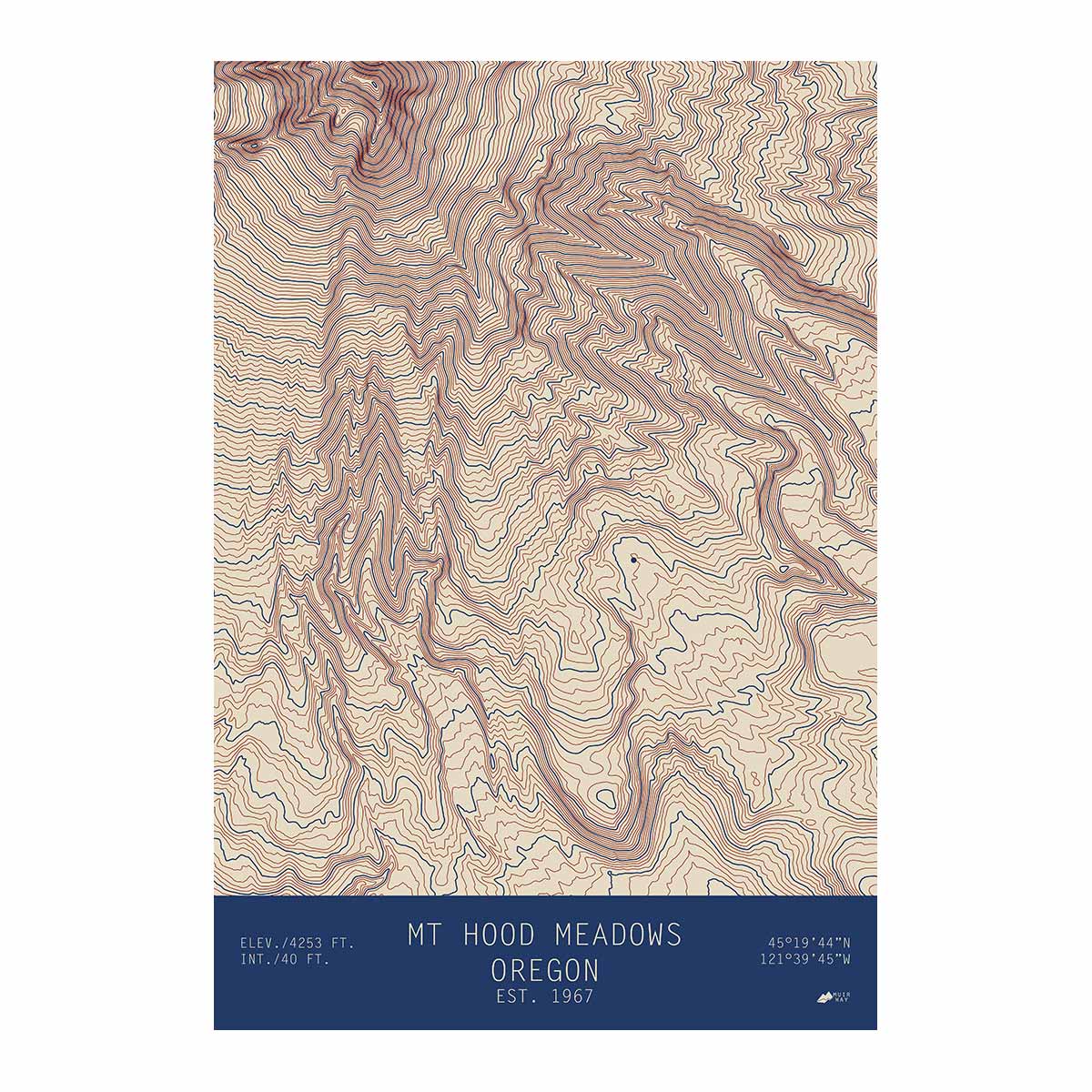 Mount Hood Meadows, Oregon - No Frame