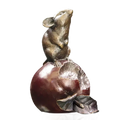 Richard Cooper Bronze Mouse on Apple