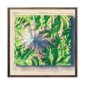 Mt. Rainier National Park 1971 Shaded Relief Map - No Frame
