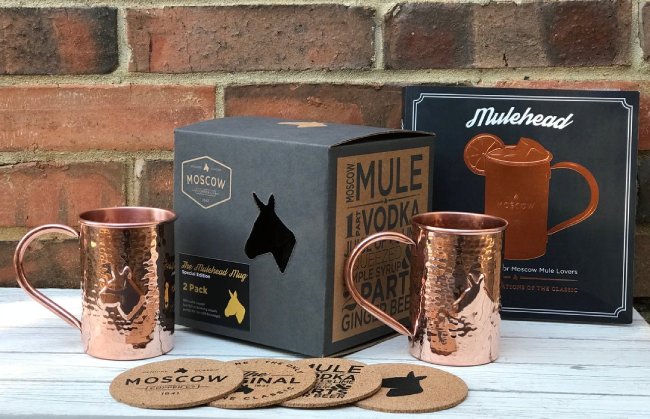 Mulehead Book Gift Set with Two Mugs