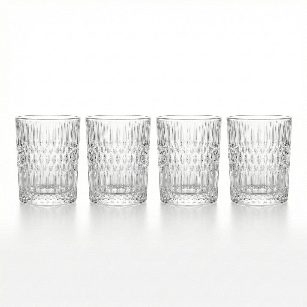 Nachtmann Crystal Ethno Whisky Tumbler - Set of 4
