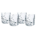 Nachtmann Crystal Sculpture Whisky Tumbler Glass - Set of 4