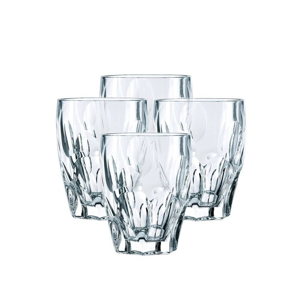 Nachtmann Crystal Sphere Whiskey Tumblers - Set of 4