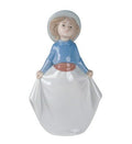 Nao by Lladro Girl Picking Up Her Skirt Figurine