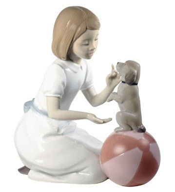 Nao by Lladro Learning New Tricks Figurine