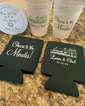 Neoprene Hand Drawn Venue Can Coolers