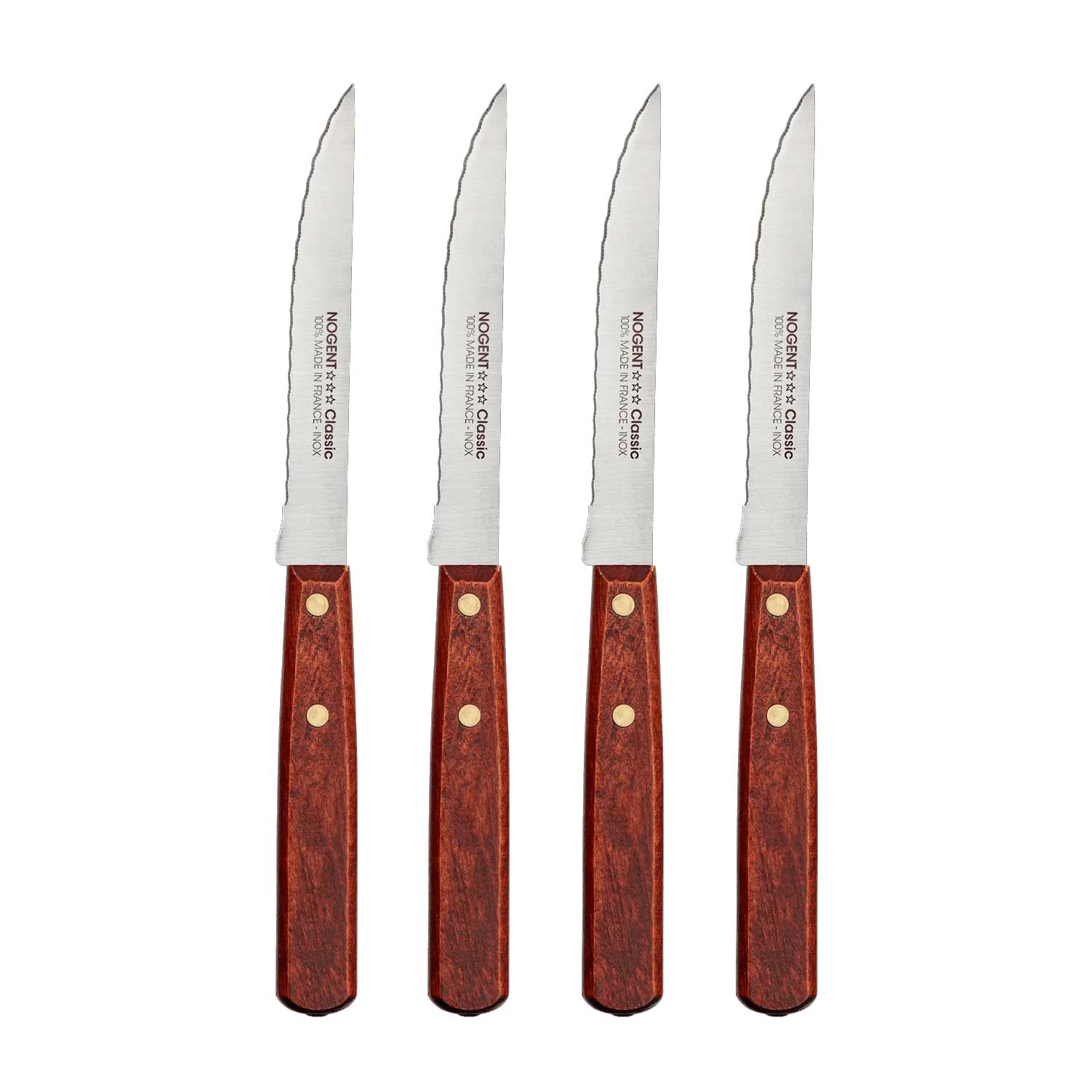 Nogent Hornbeam Classic Steak Knives - Set of 4