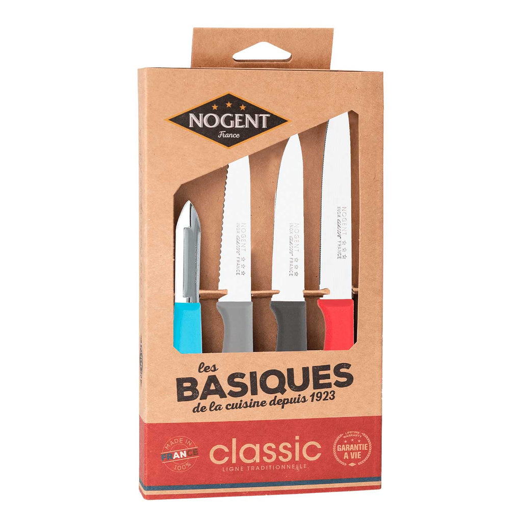 Nogent Kitchen Essential Polypropylene Knife Set - 4 Piece