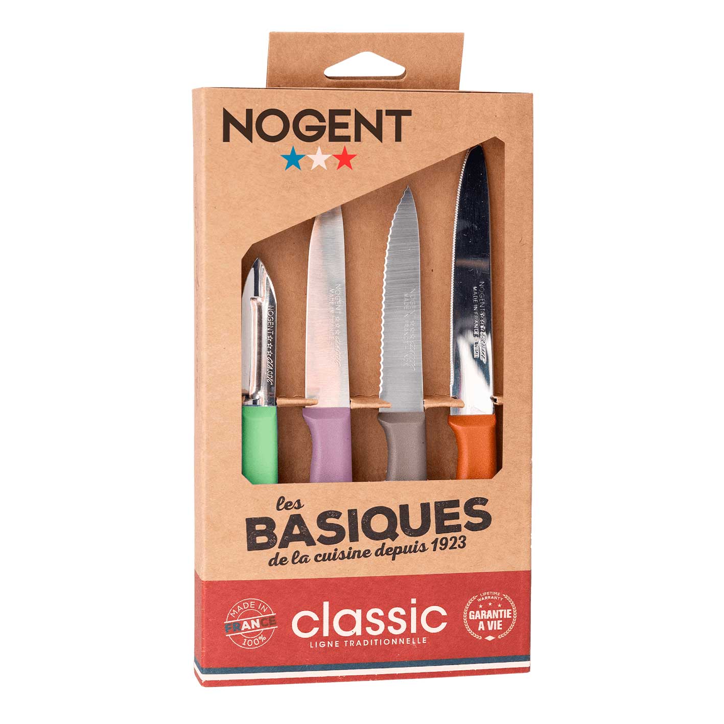 Nogent Kitchen Essential Polypropylene Knife Set - 4 Piece