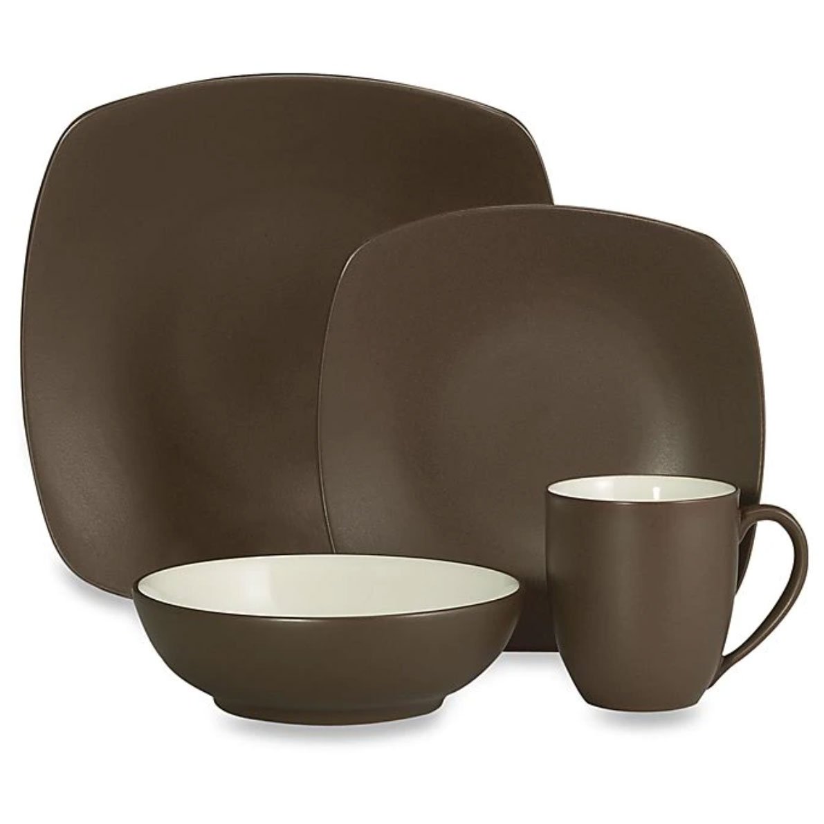 Noritake Colorwave Quad Chocolate - 16 Piece Set