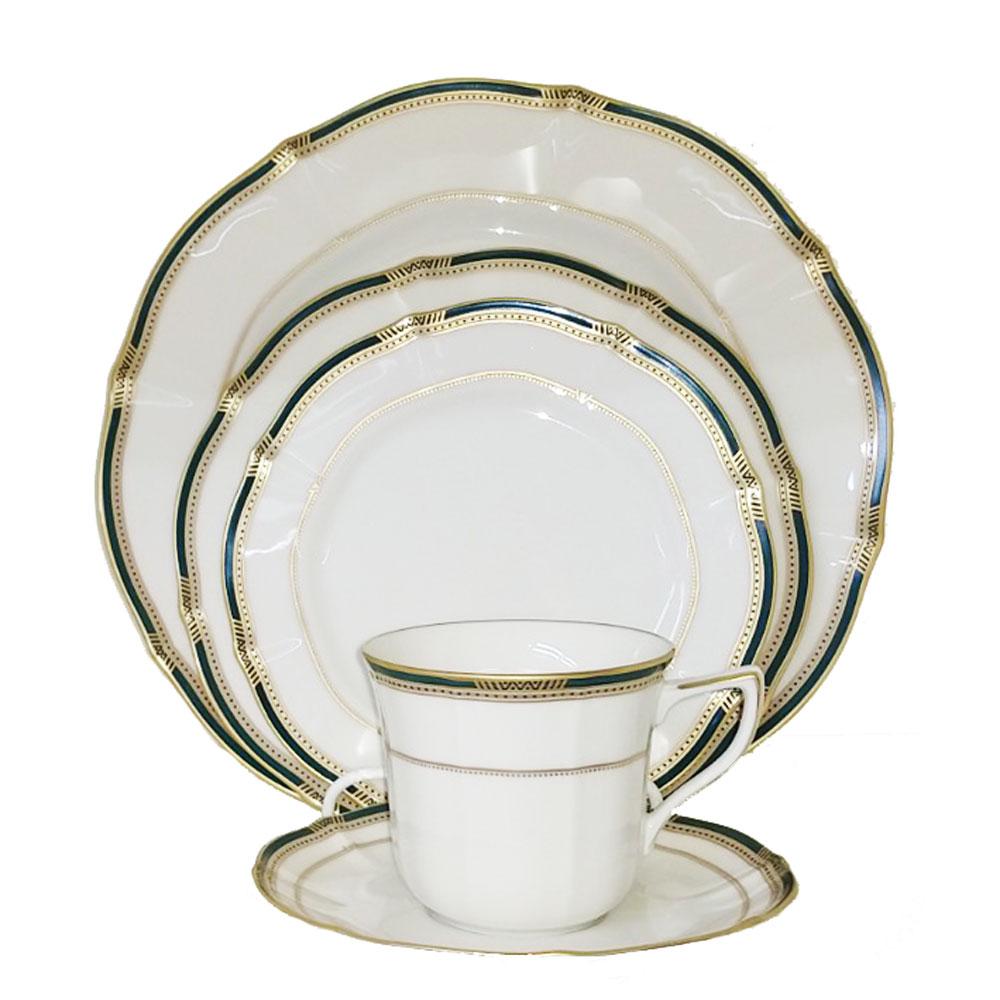 Noritake Gilded Emerald - 5 Piece Place Setting