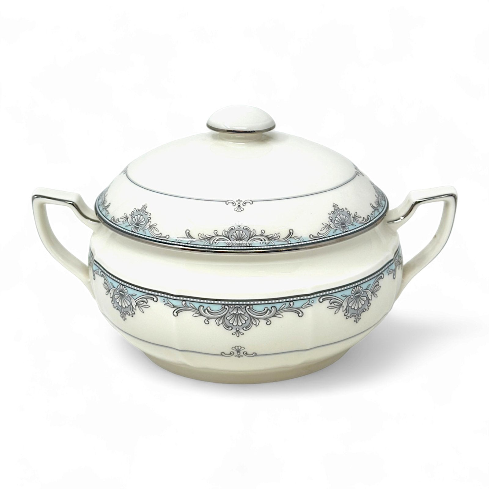 NORITAKE ADORNMENT COVERED VEGETABLE BOWL
