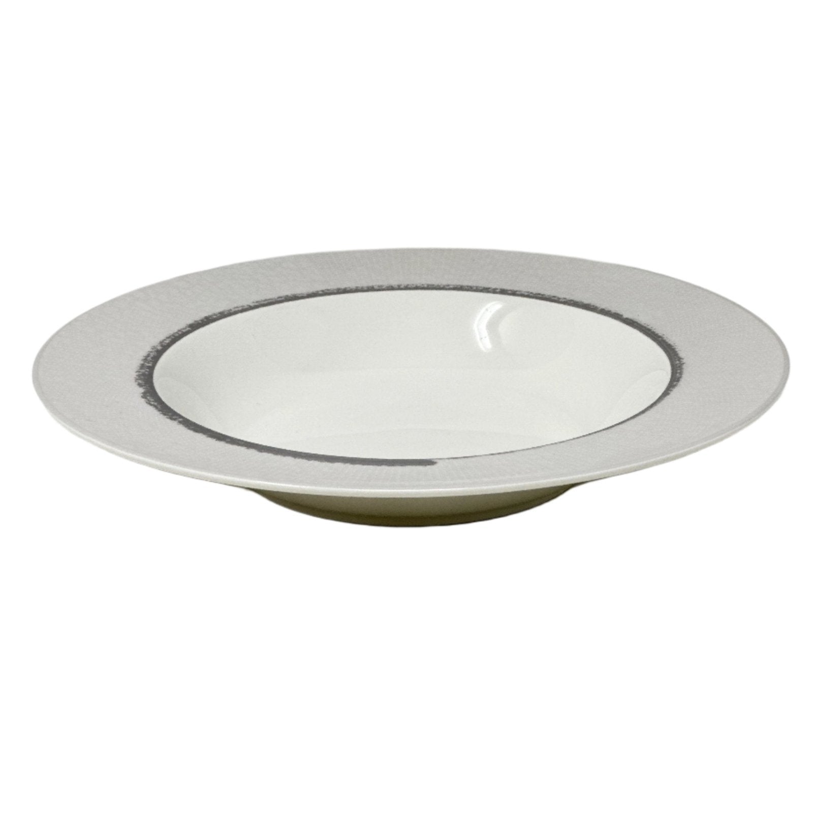 NORITAKE AMBIENCE FROST RIM SOUP BOWL