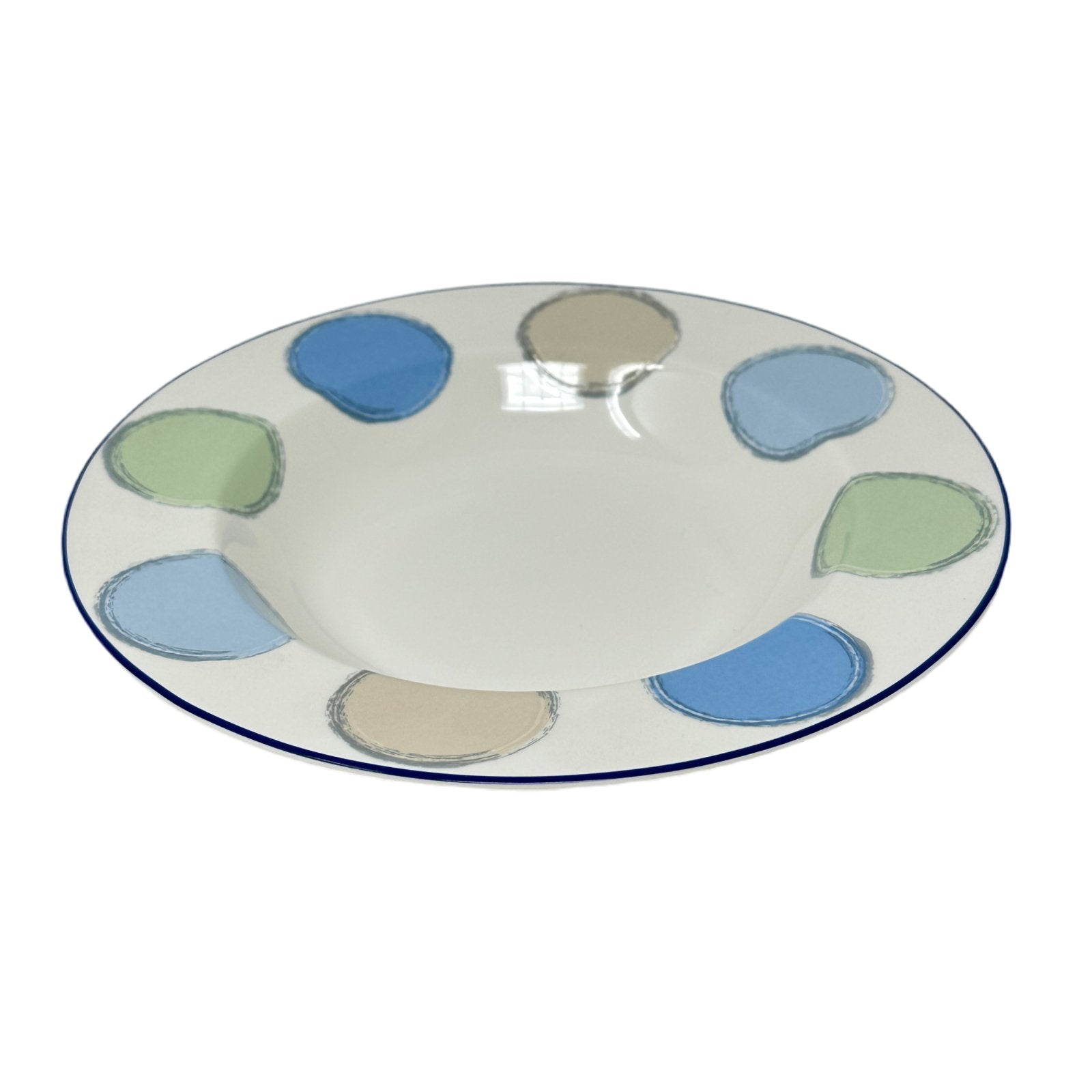 Noritake Ambience Java Blue Rim Soup