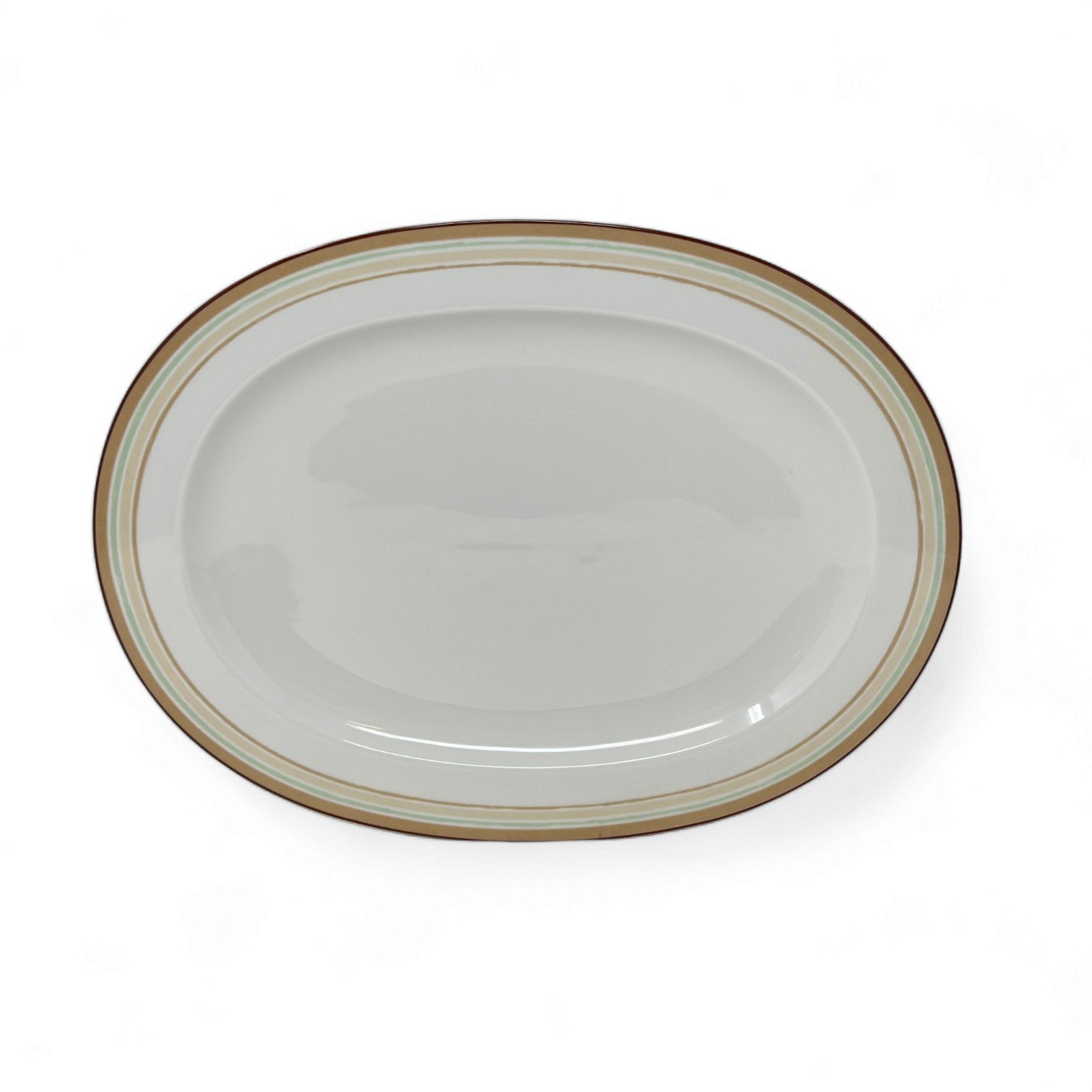 Noritake Ambience Mocha Java Swirl Oval Platter