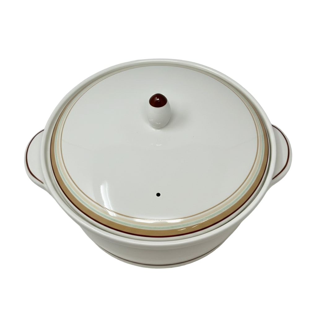 Noritake Ambience Mocha Java Swirl Round Casserole