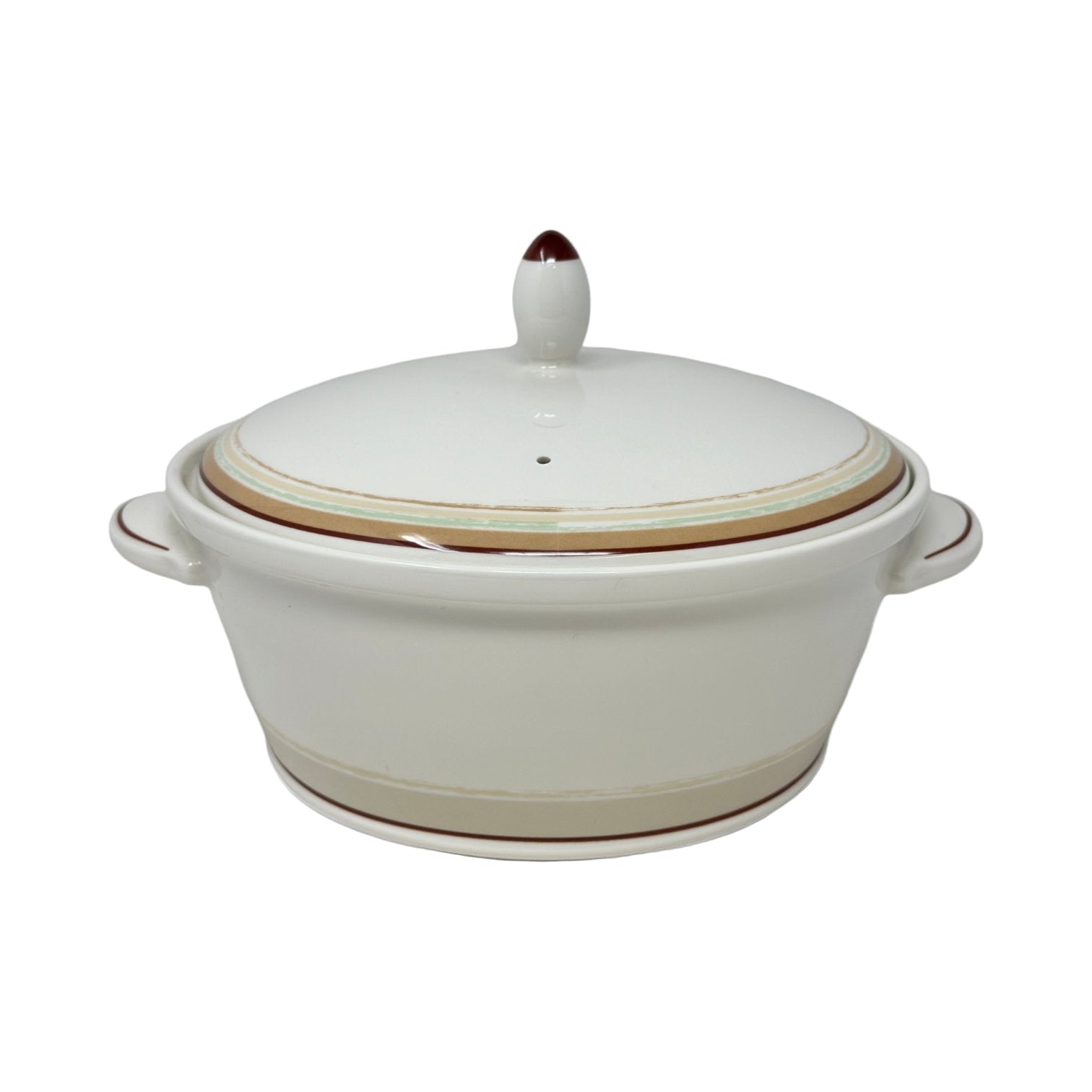Noritake Ambience Mocha Java Swirl Round Casserole