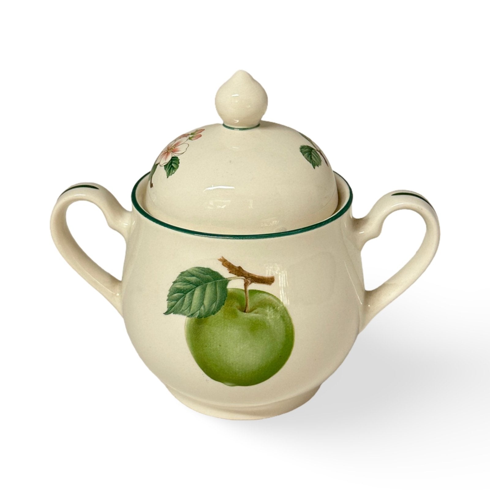 Noritake Apple Crisp Sugar Bowl with Cover