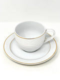 NORITAKE ARCTIC GOLD CUP & SAUCER SET