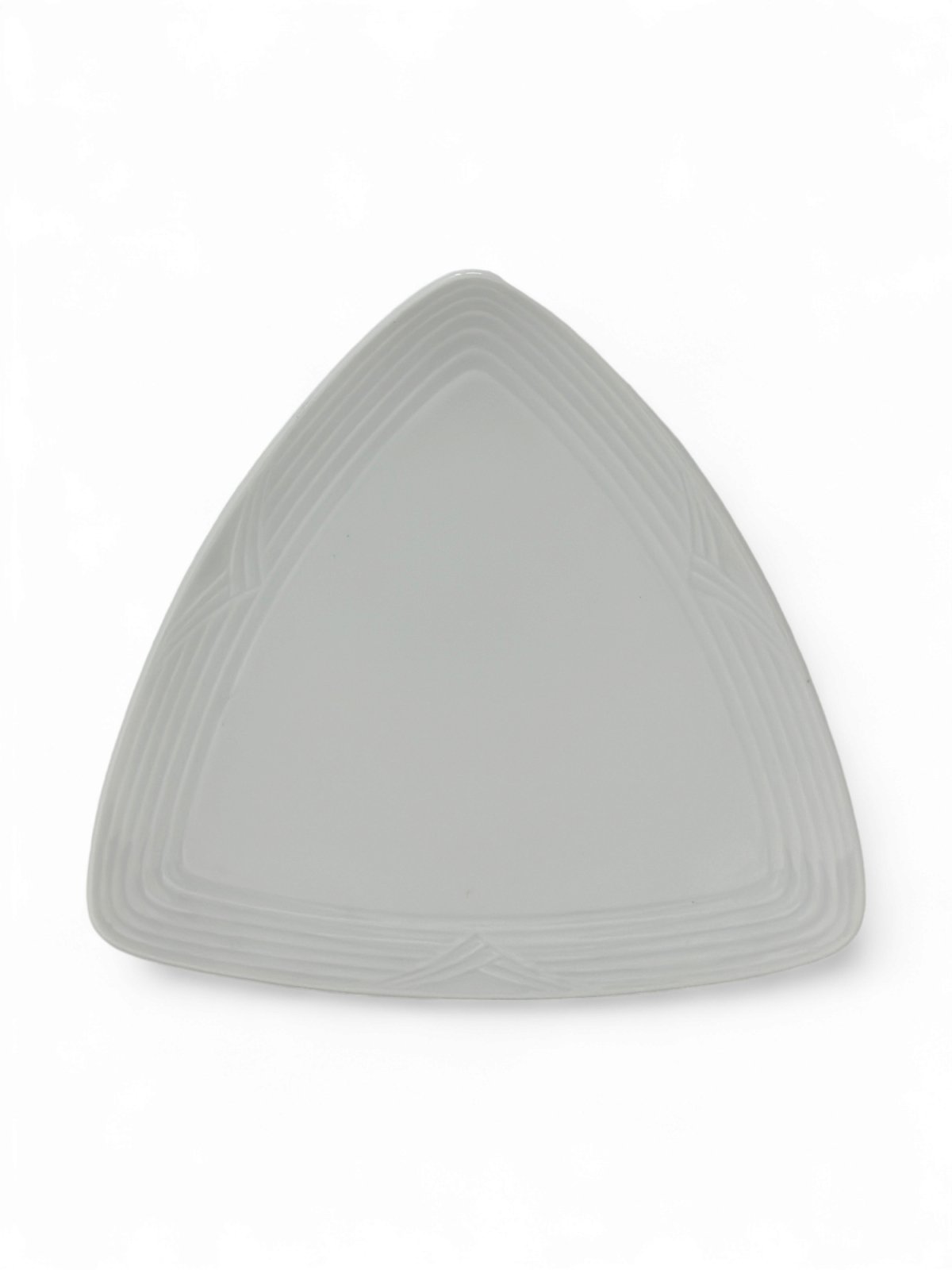 Noritake Arctic White Triangle Plate