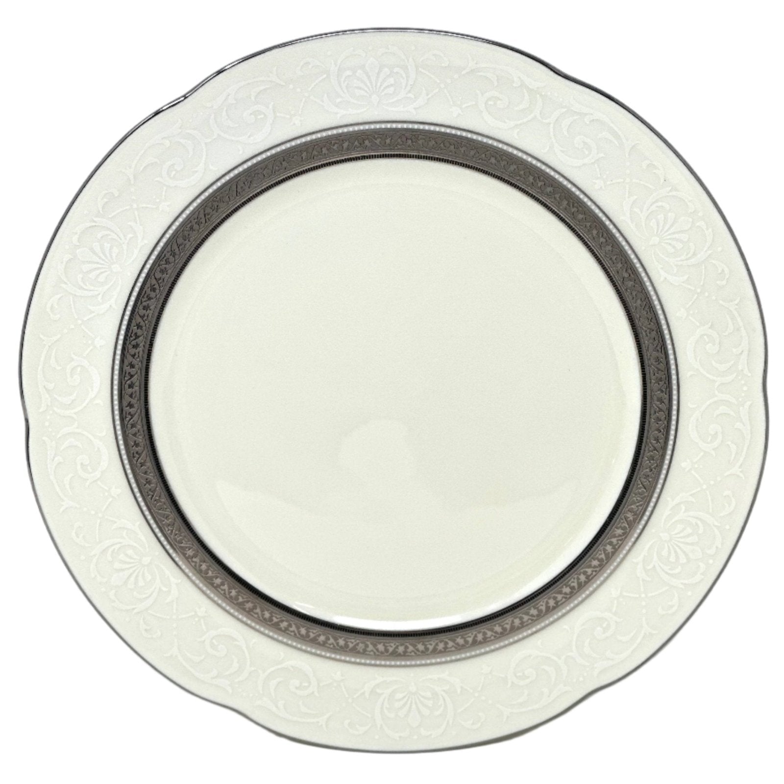 NORITAKE ARDMORE PLATINUM ACCENT PLATE