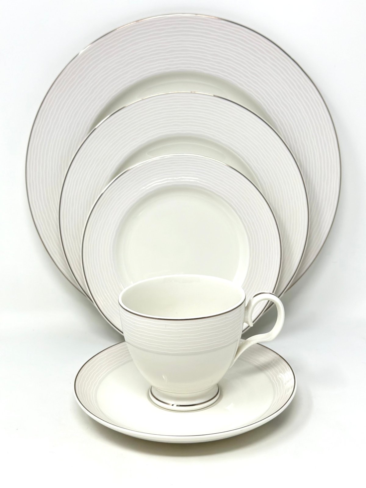 NORITAKE ATLANTIQUE - 5 PIECE PLACE SETTING