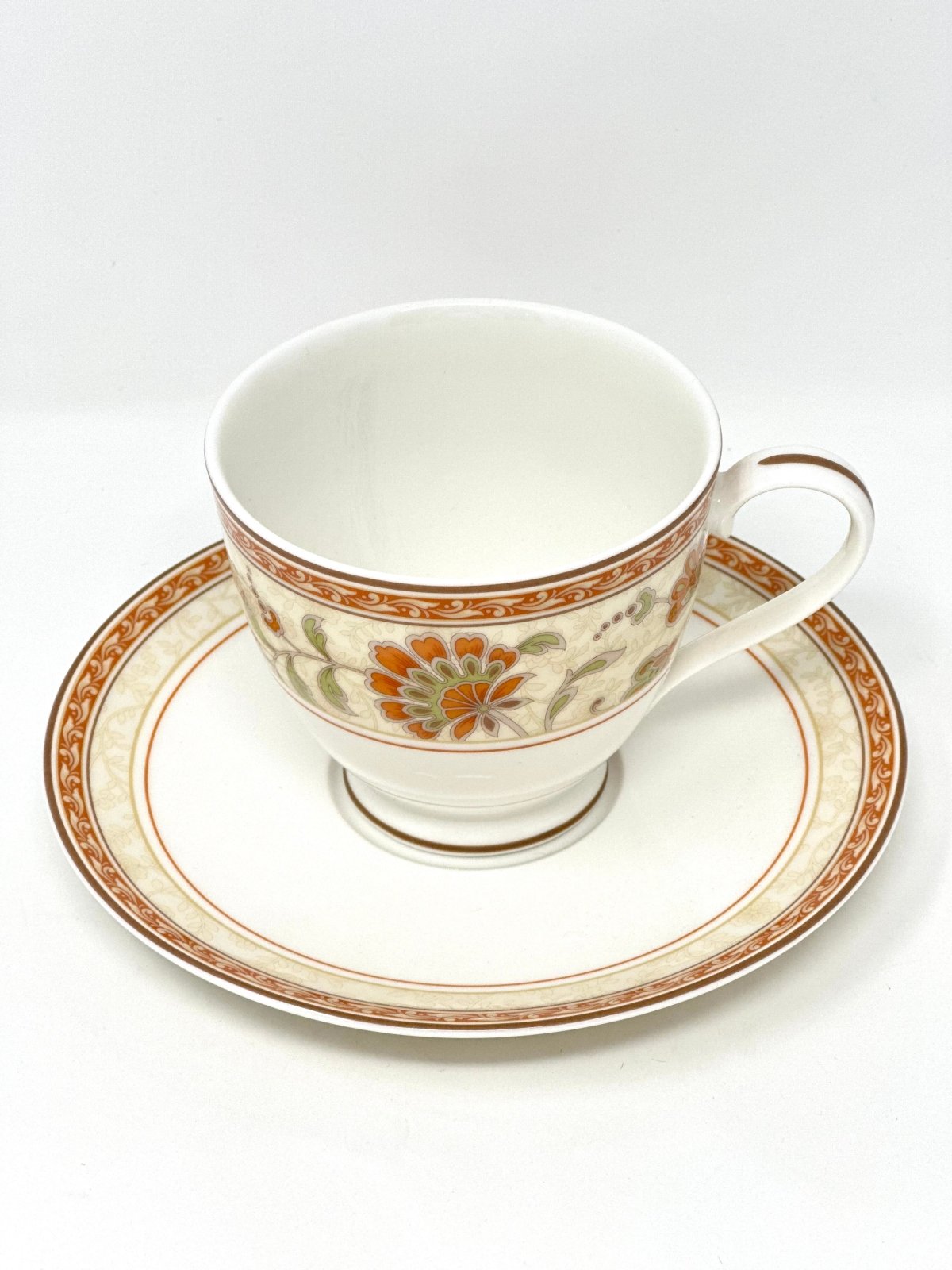 NORITAKE AUTUMN WHISPER CUP AND SAUCER SET