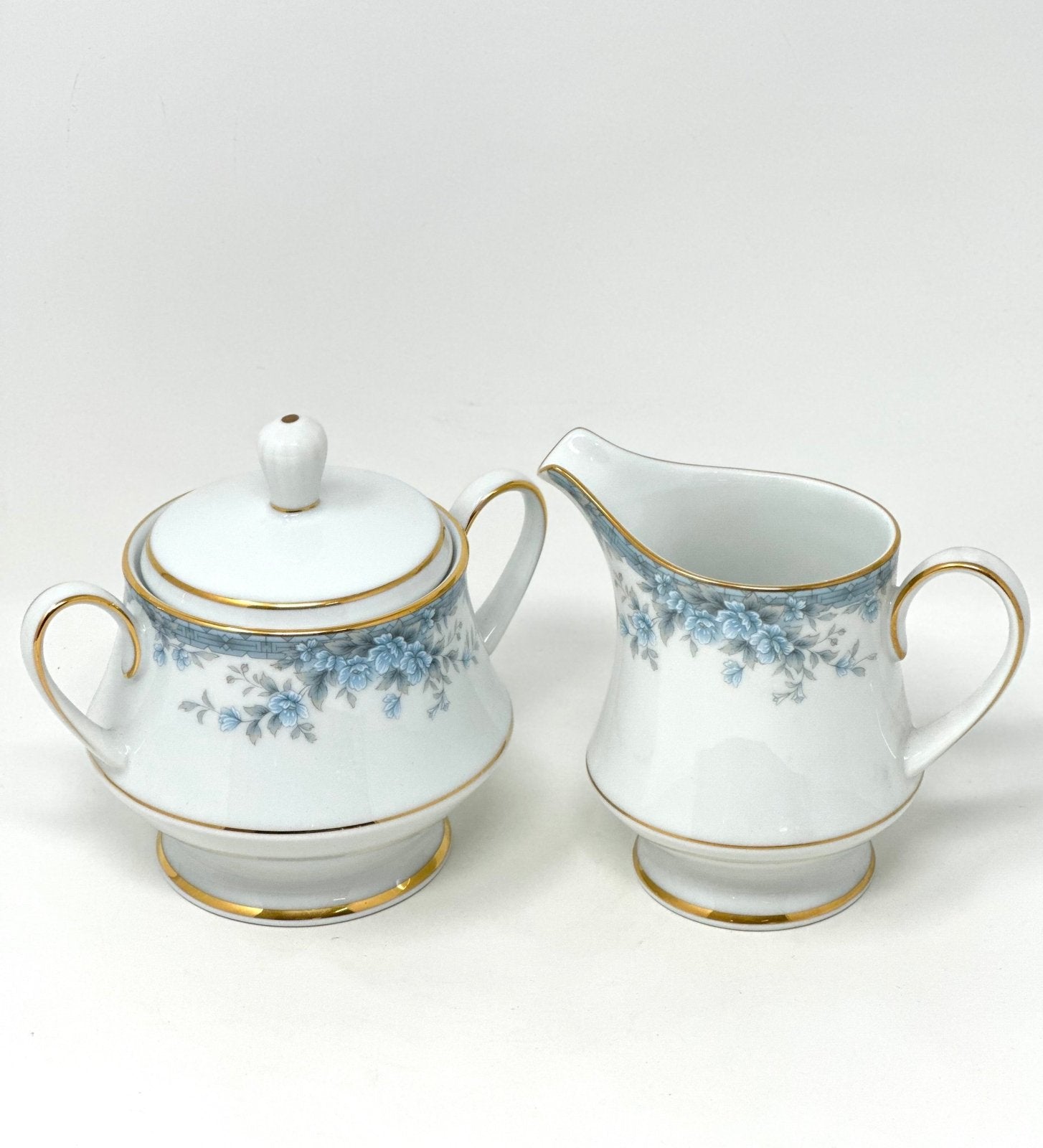 NORITAKE AVALON SUGAR & CREAMER SET