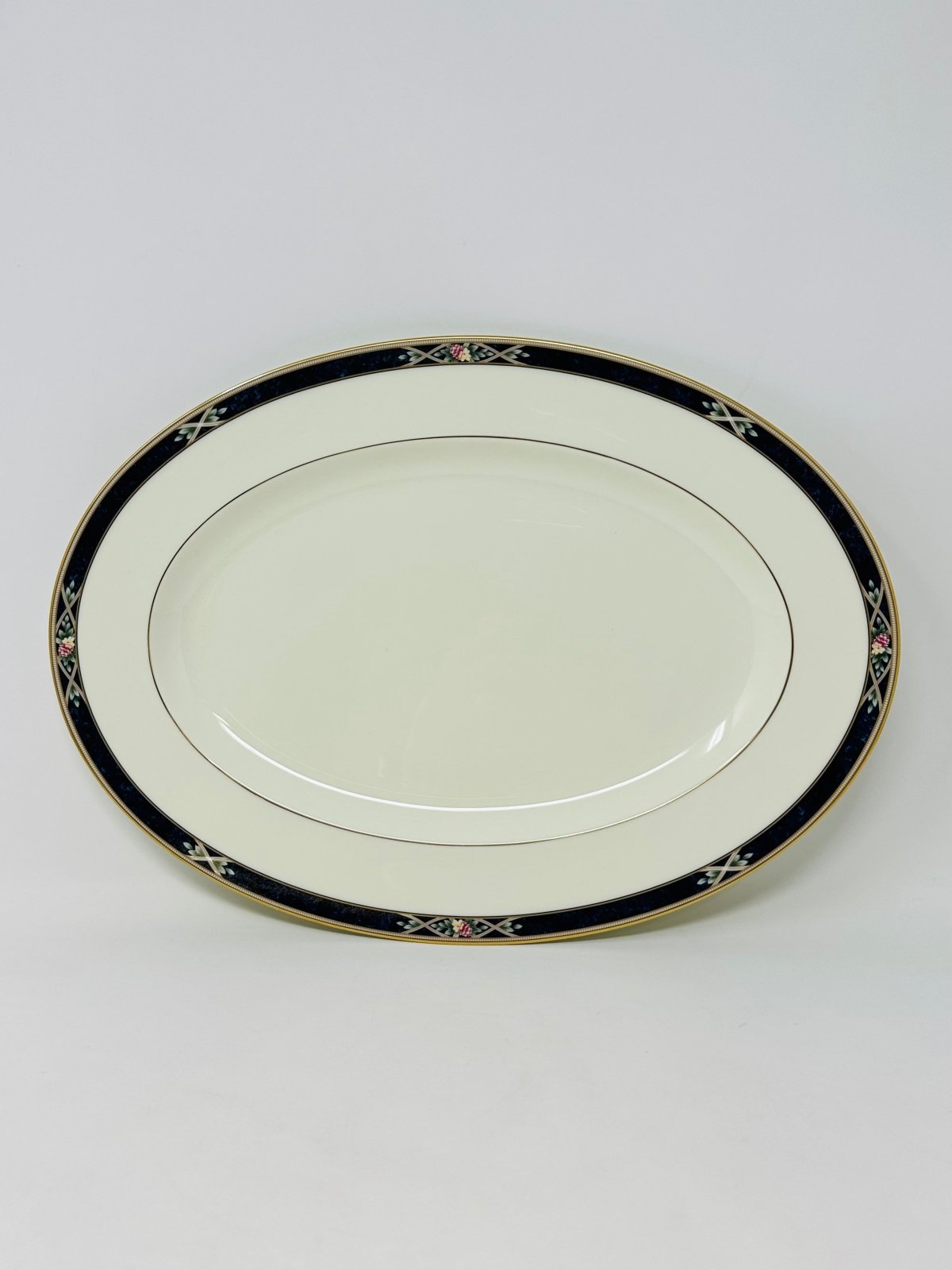 Noritake Azure Garden Oval Platter