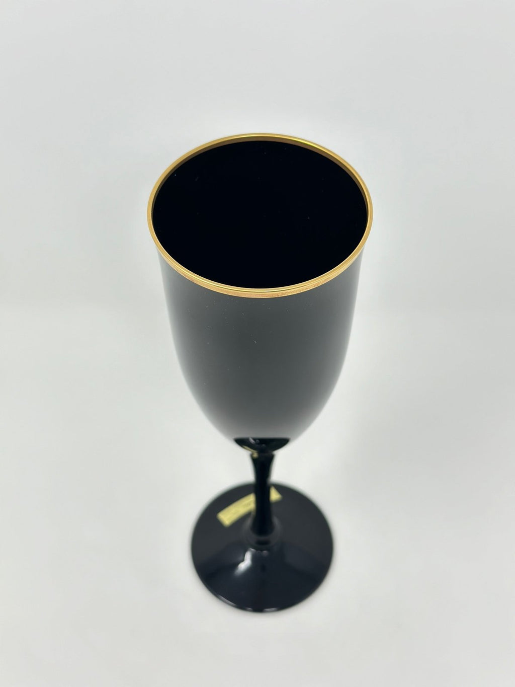 NORITAKE BLACK AMETHYST REMEMBRANCE EBONY GOLD CHAMPAGNE FLUTE