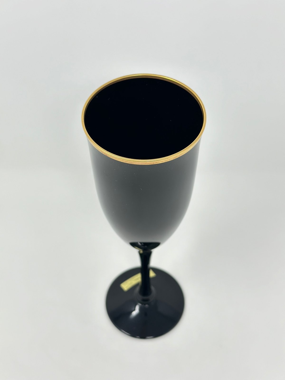 NORITAKE BLACK AMETHYST REMEMBRANCE EBONY GOLD CHAMPAGNE FLUTE