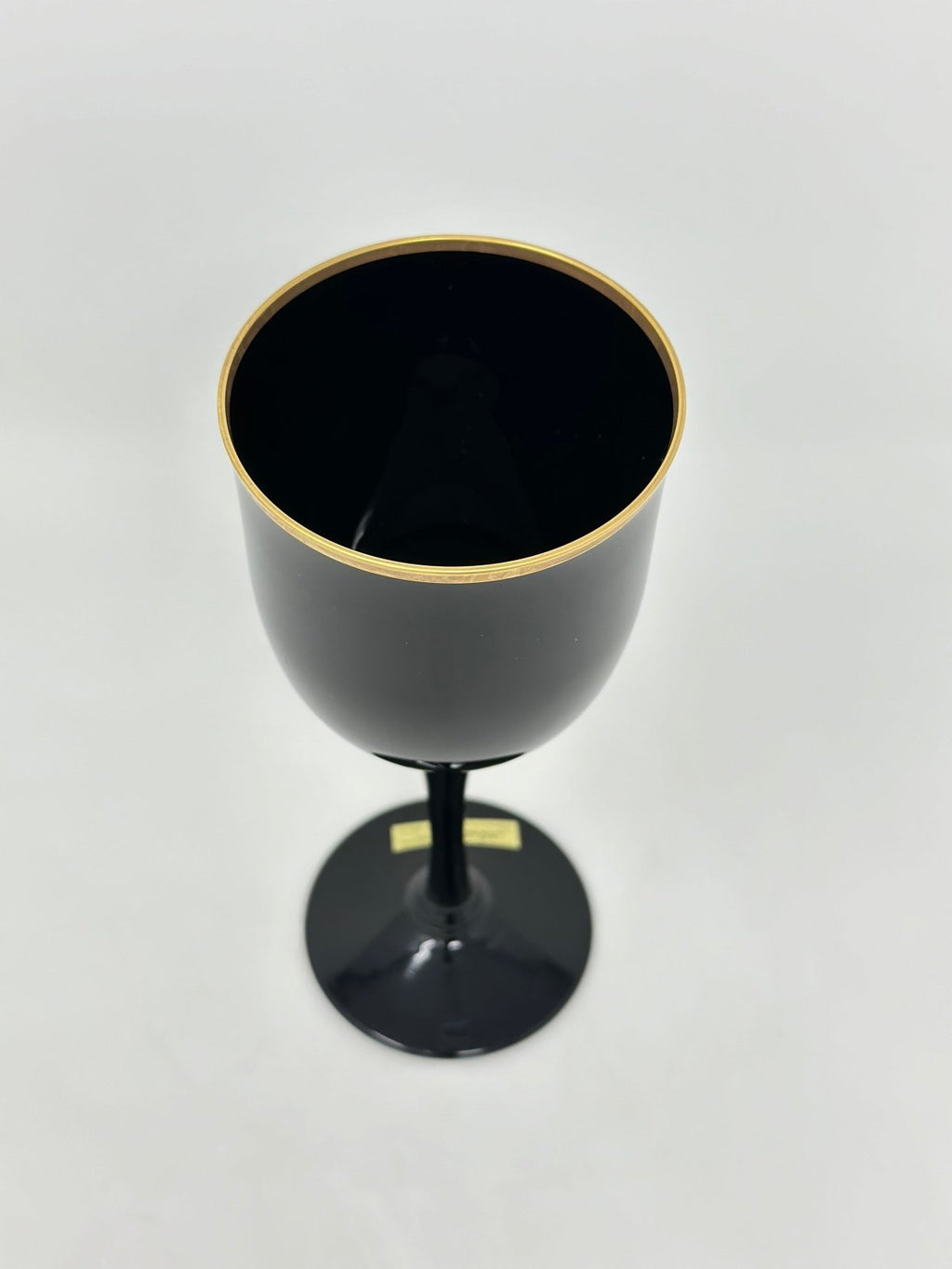 NORITAKE BLACK AMETHYST REMEMBRANCE EBONY GOLD WINE GLASS