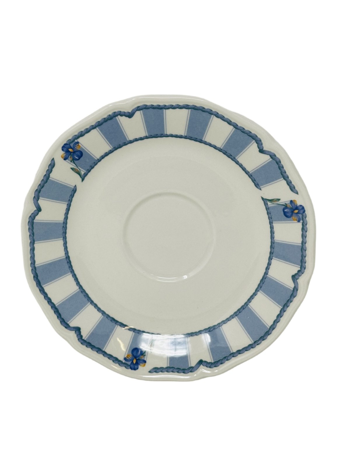 NORITAKE BLUE ESTATE SAUCER
