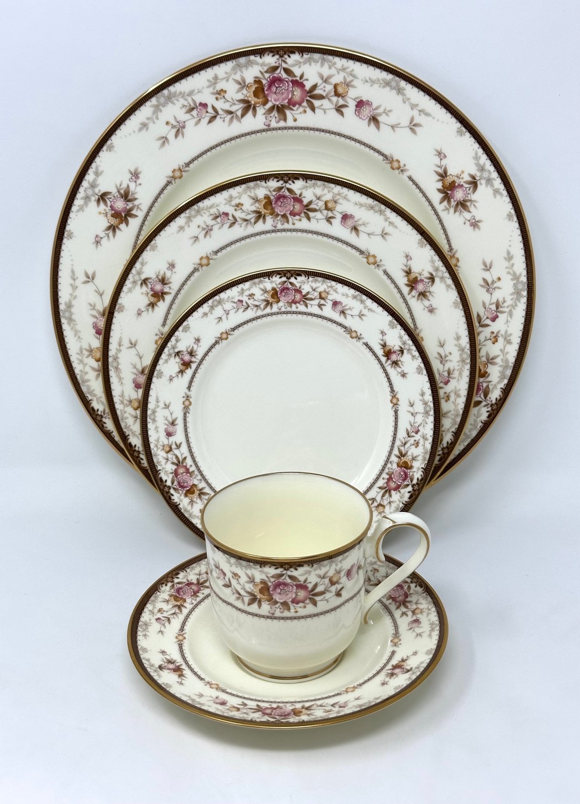 NORITAKE BRENTLY - 5 PIECE PLACE SETTING