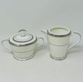 NORITAKE CHAMPAGNE PEARL SUGAR & CREAMER SET