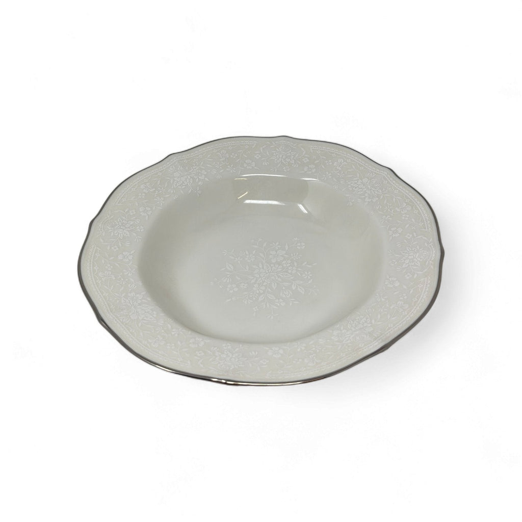 Noritake Chandon Platinum Rim Soup