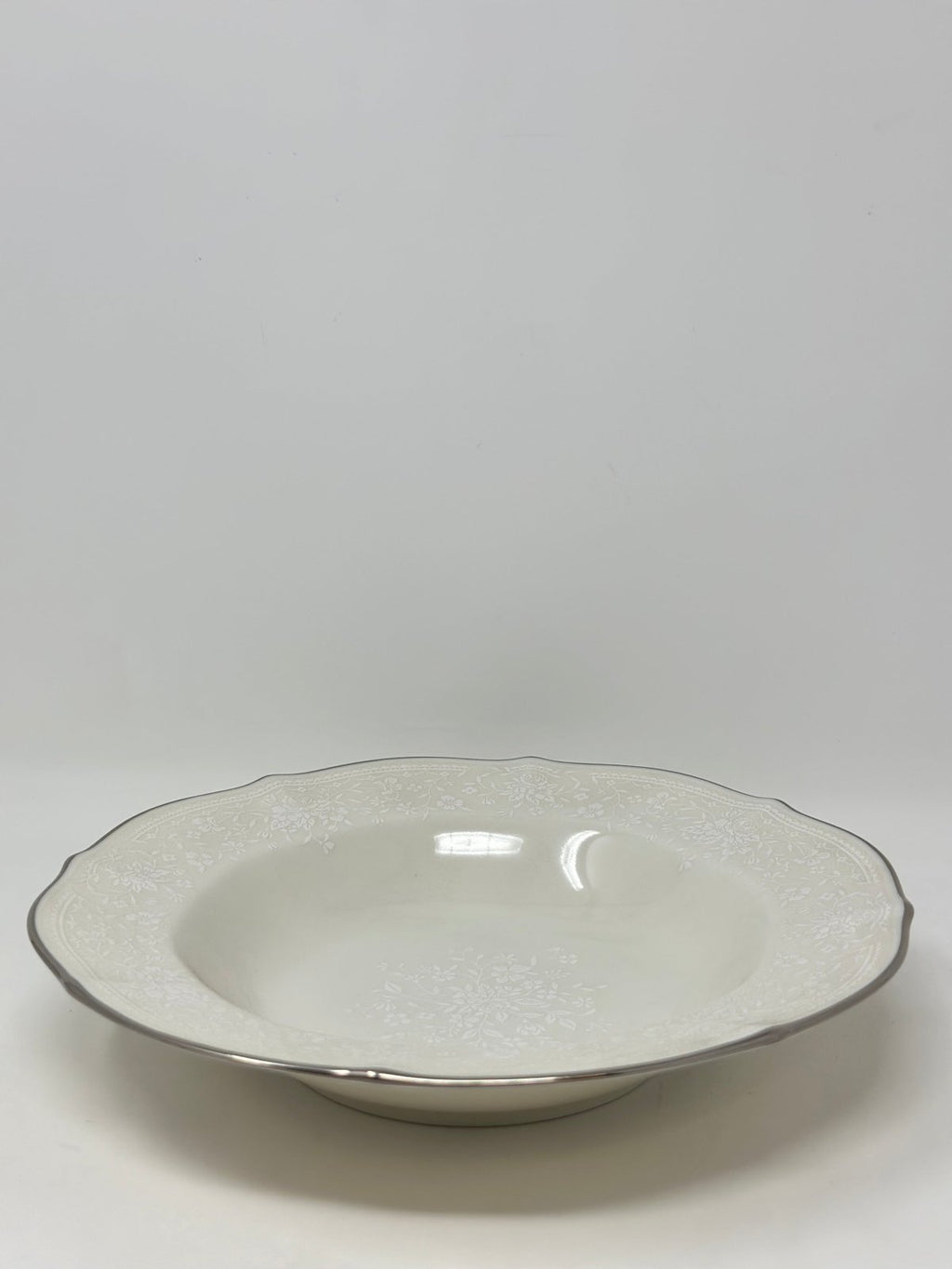 Noritake Chandon Platinum Rim Soup