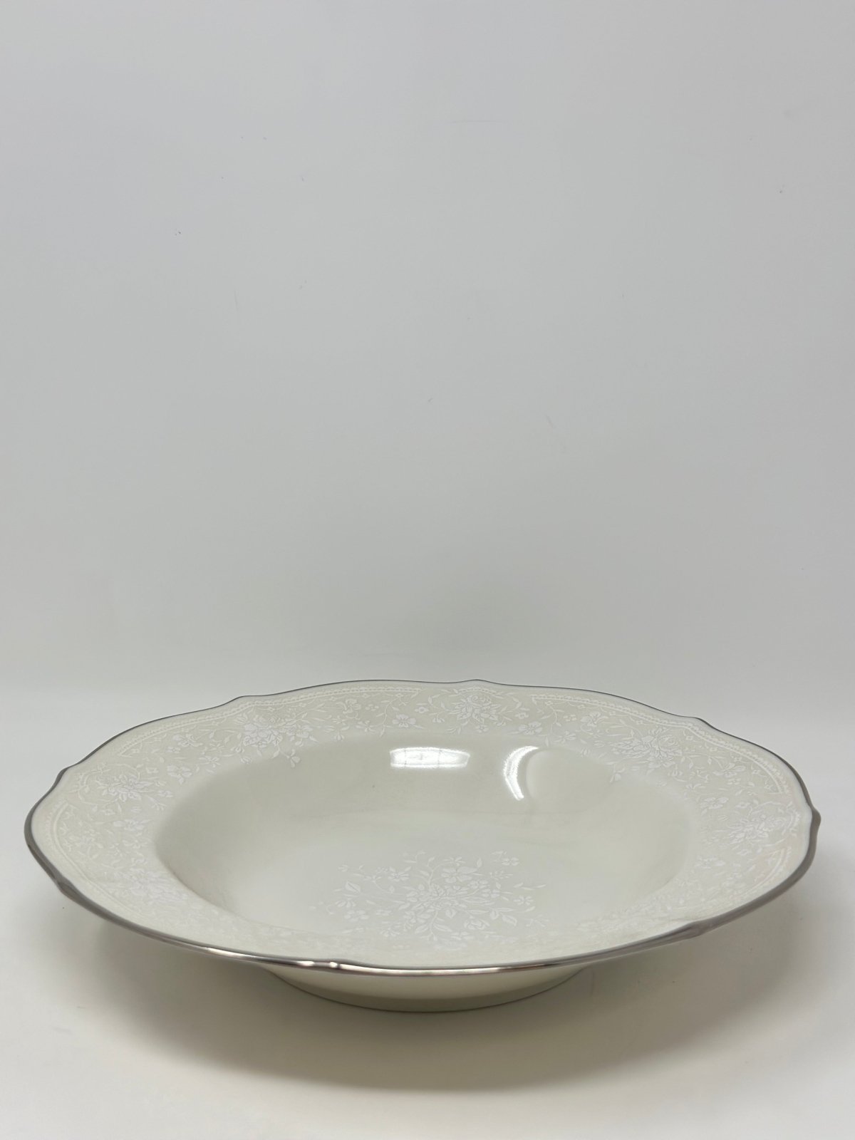 Noritake Chandon Platinum Rim Soup