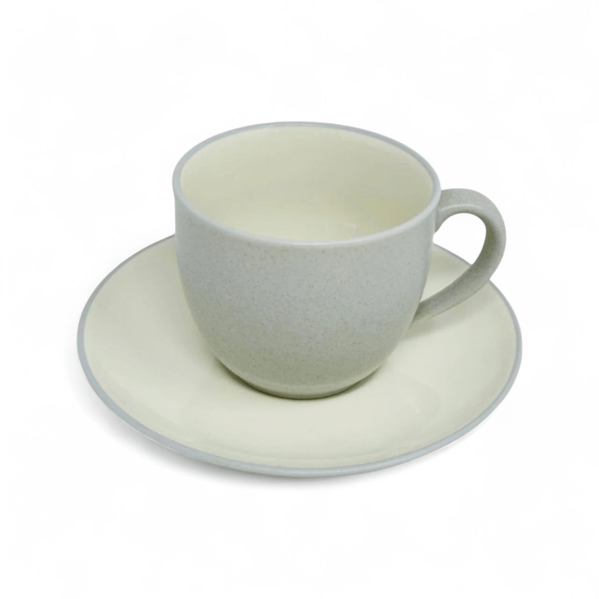 Noritake Colorwave Gray Cup and Saucer Set