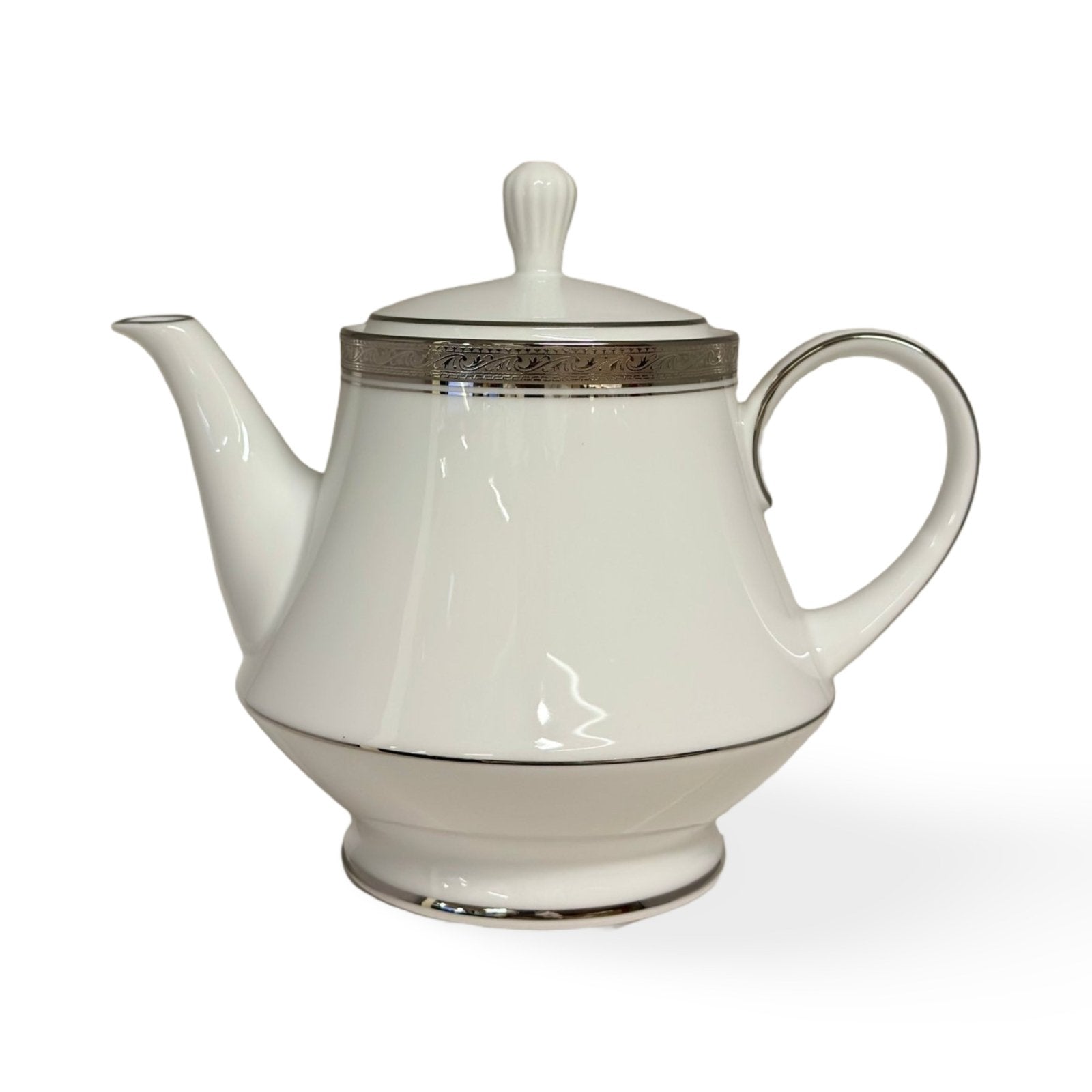 Noritake Crestwood Platinum Tea Pot w/ Cover