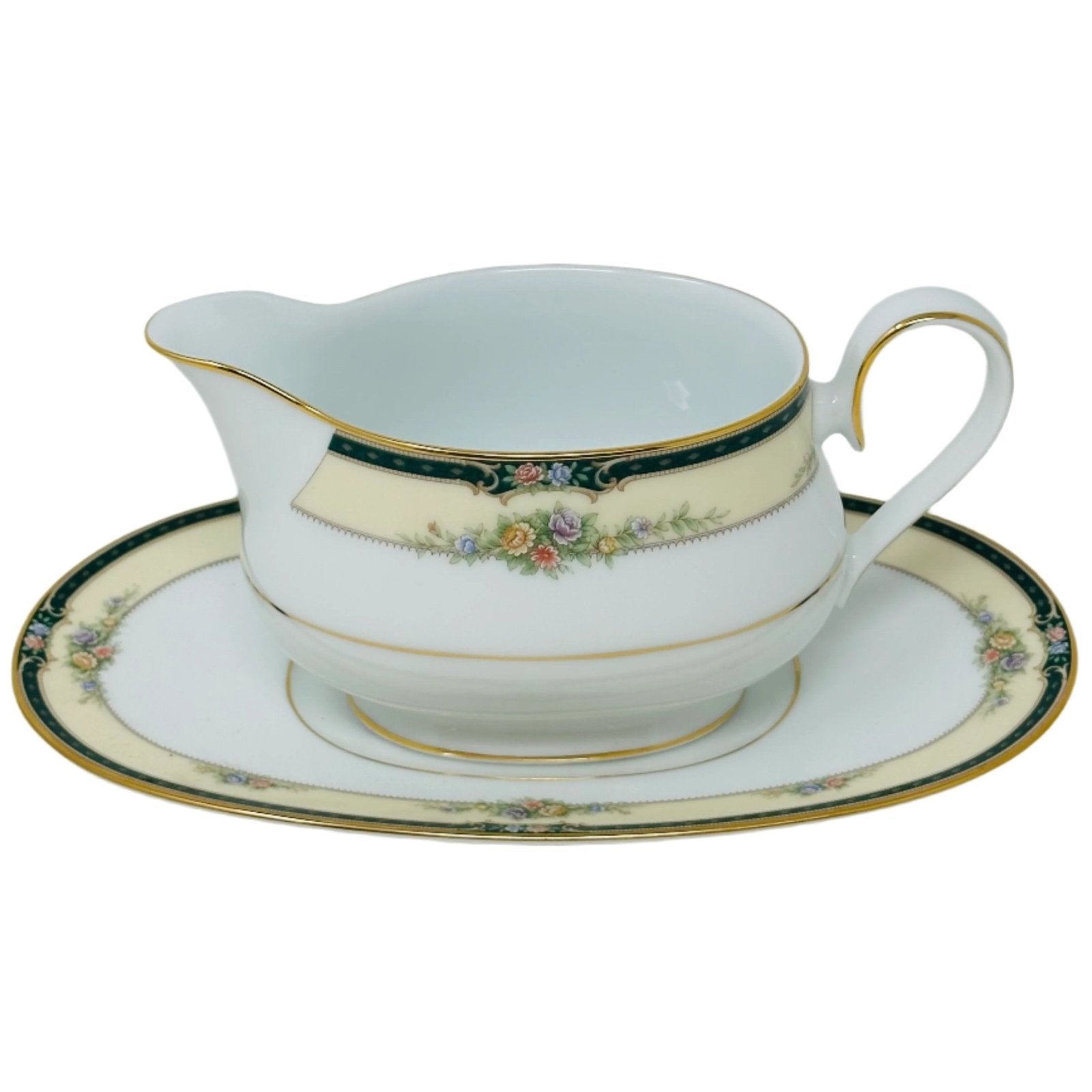 NORITAKE DARNELL GRAVY BOAT with STAND