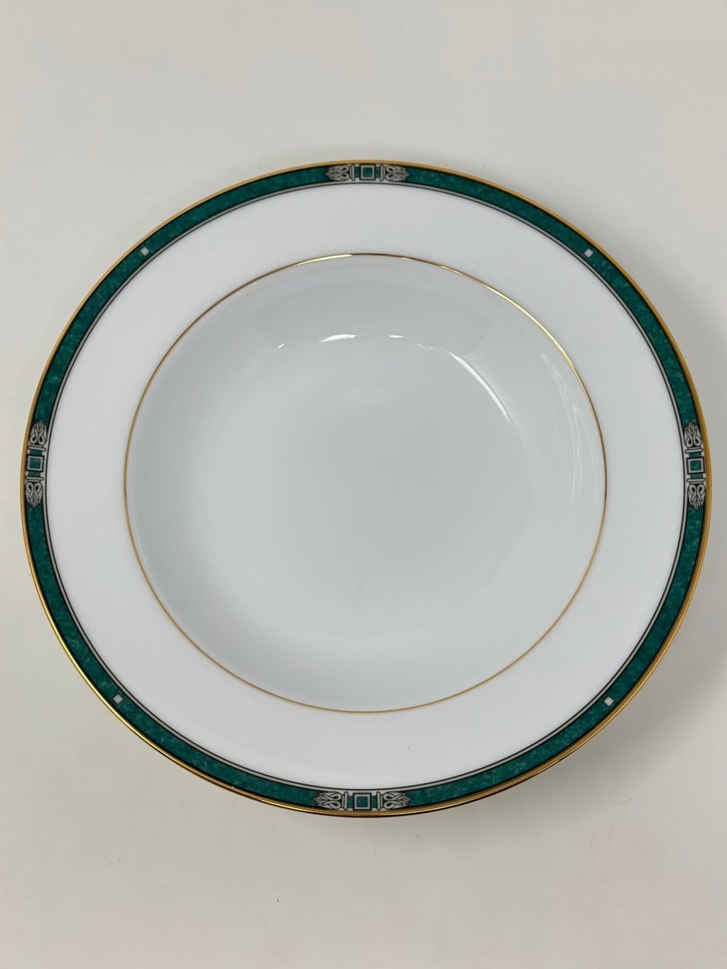 Noritake Emerald Crest Rim Soup Bowl