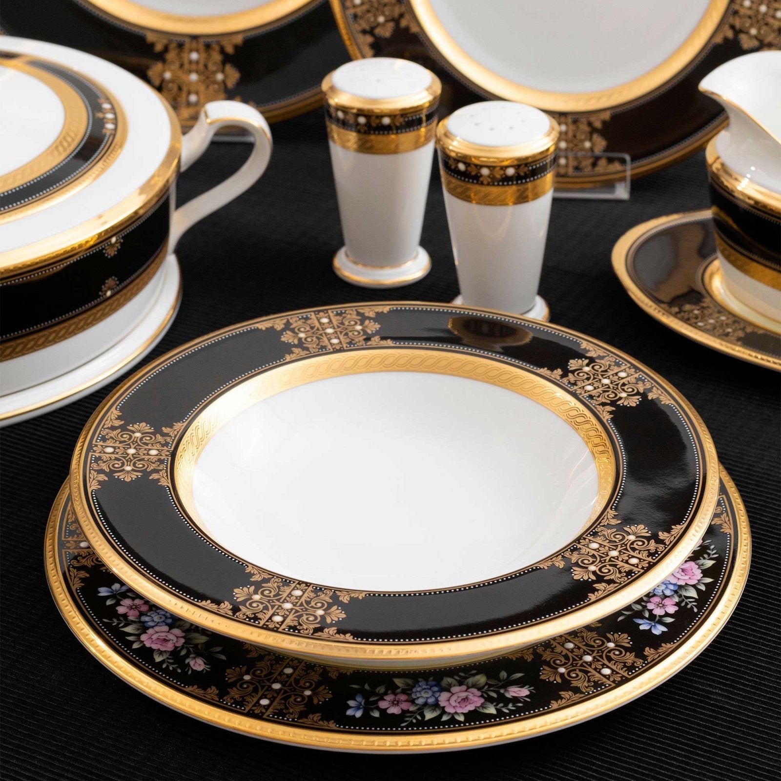 NORITAKE EVENING MAJESTY RIM SOUP