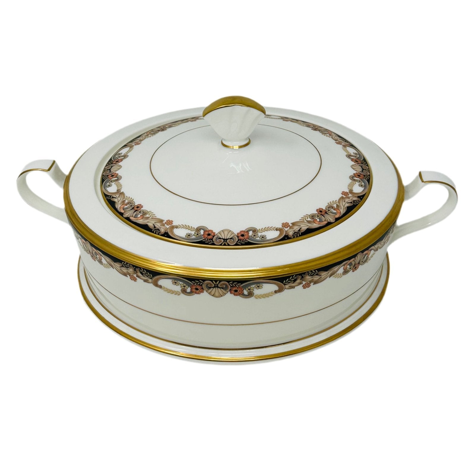 Noritake Farentino Round Covered Vegetable Bowl