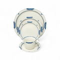 NORITAKE GALA CUISINE DUTCH TILE - 5 PIECE PLACE SETTING